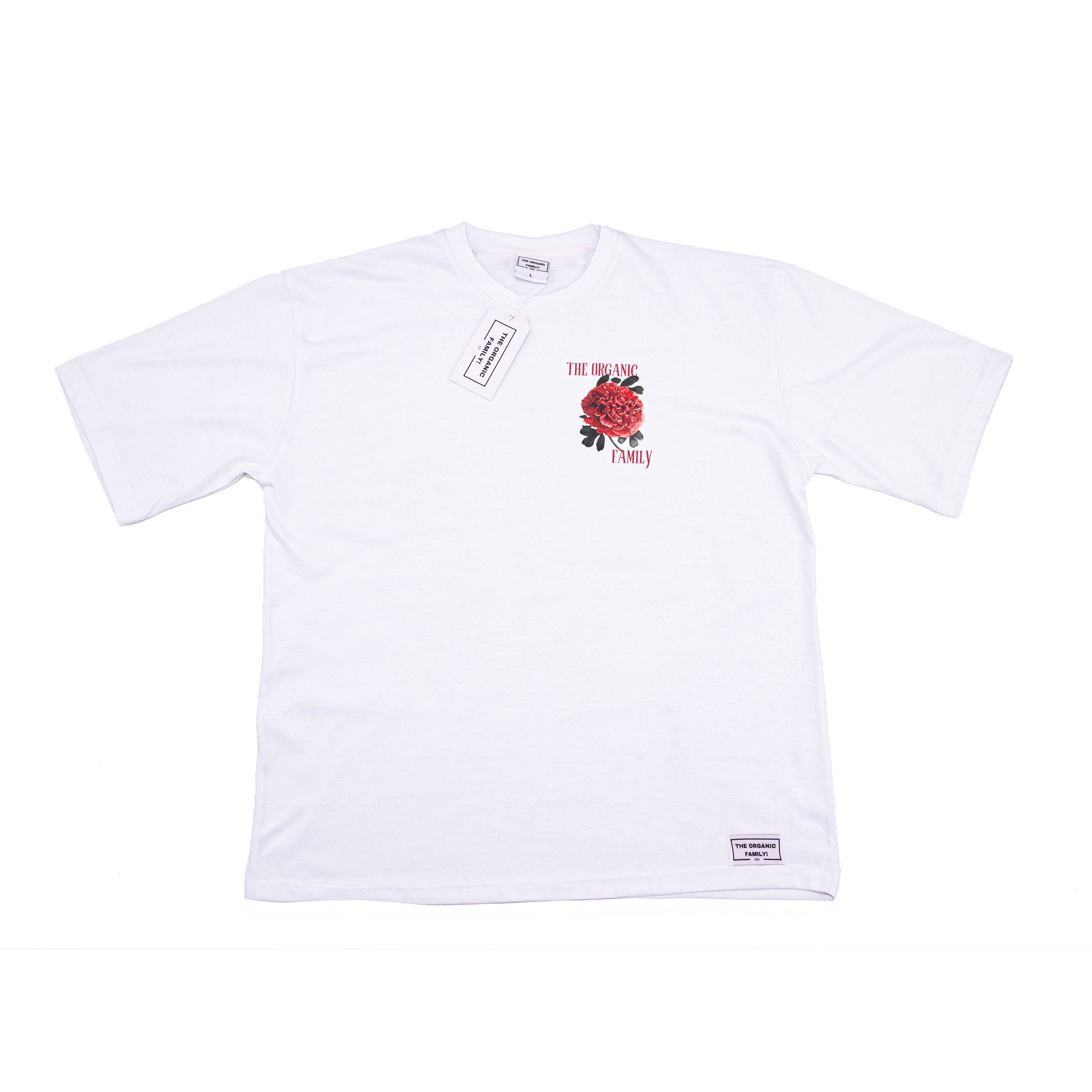 THE ROSE OF ROOTS TEE WHITE