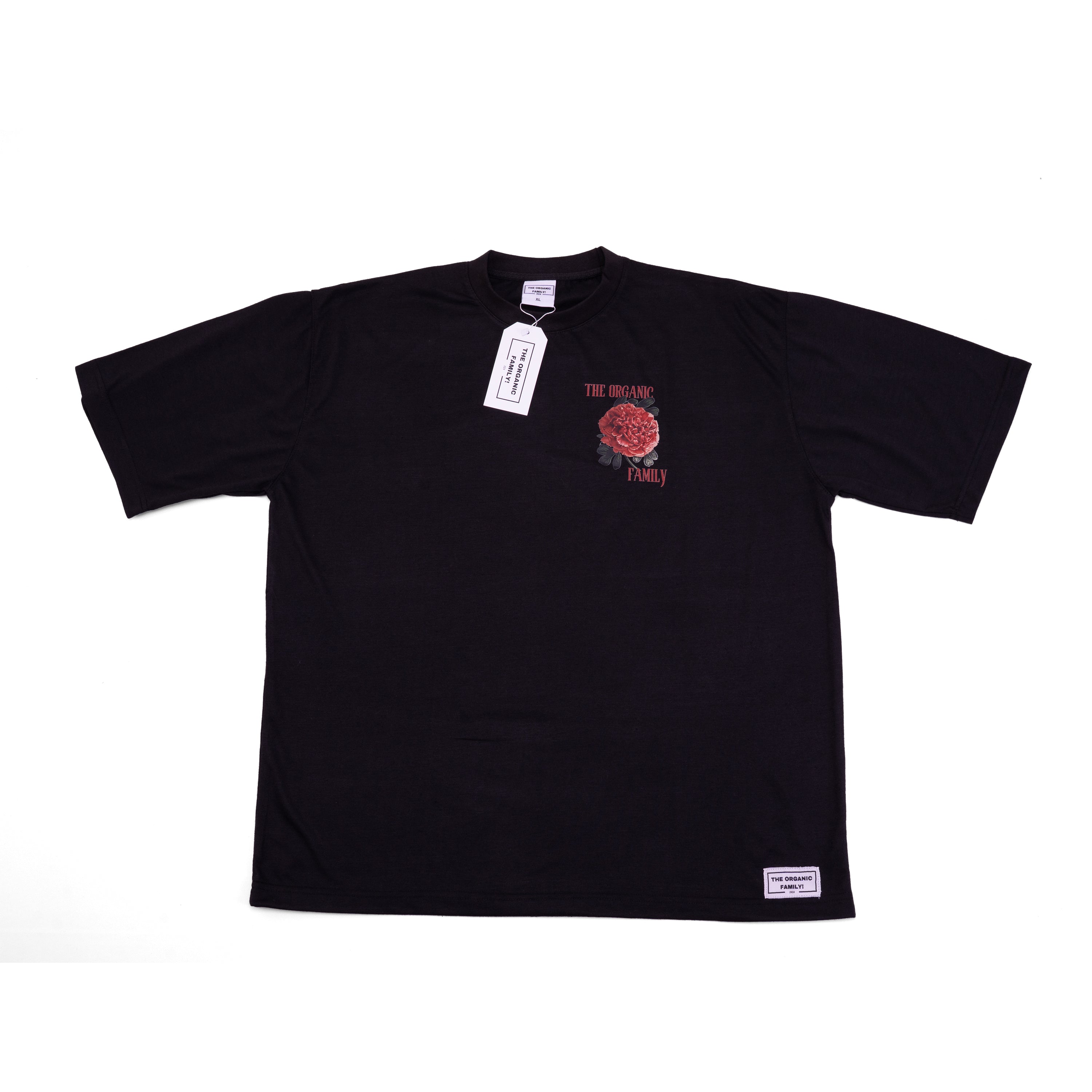 THE ROSE OF ROOTS TEE BLACK